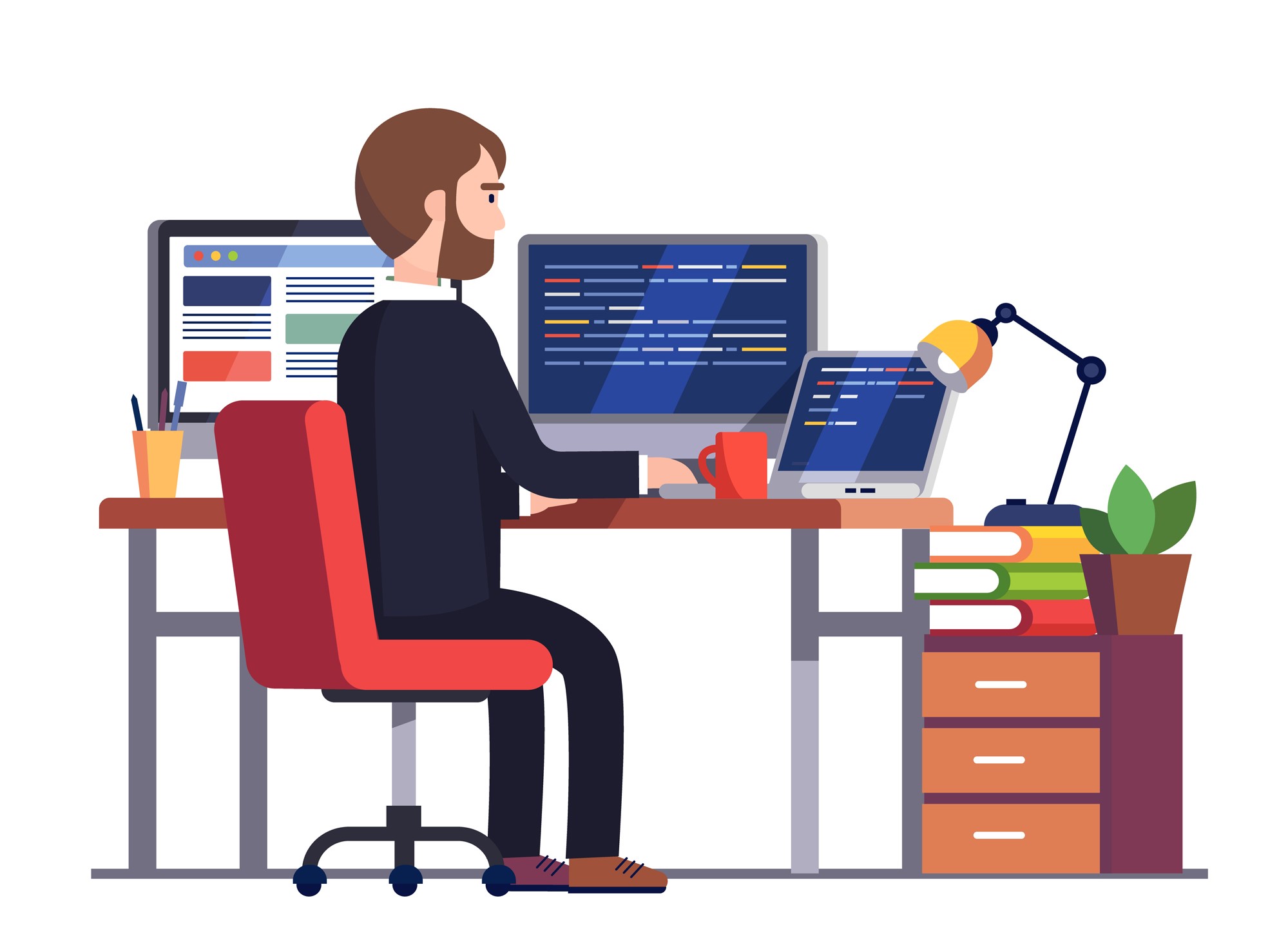 Cyfer Solutions custom dashboard illustration